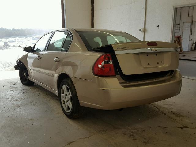 1G1ZT51846F102187 - 2006 CHEVROLET MALIBU LT GOLD photo 3