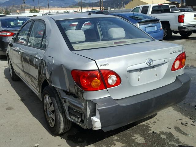 1NXBR32E24Z330712 - 2004 TOYOTA COROLLA CE SILVER photo 3