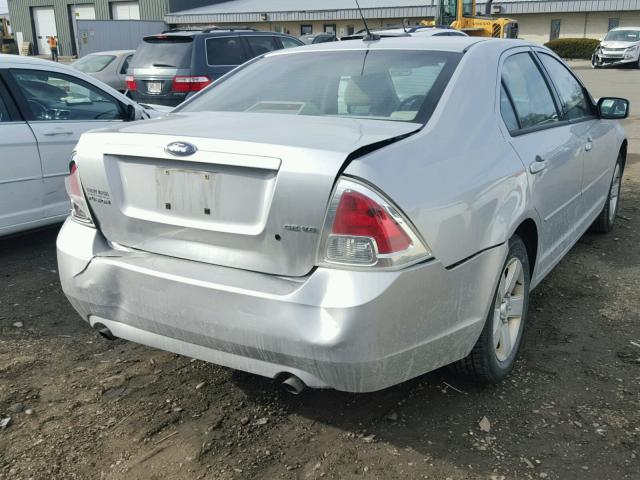 3FAHP07129R196619 - 2009 FORD FUSION SE SILVER photo 4