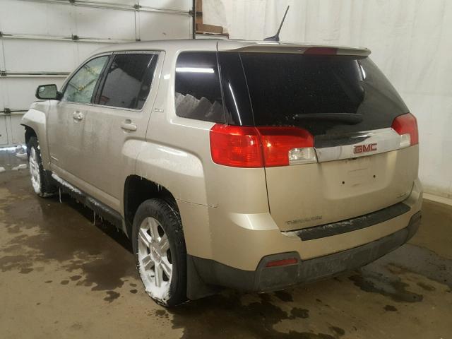 2GKFLVEK6E6170780 - 2014 GMC TERRAIN SL GOLD photo 3