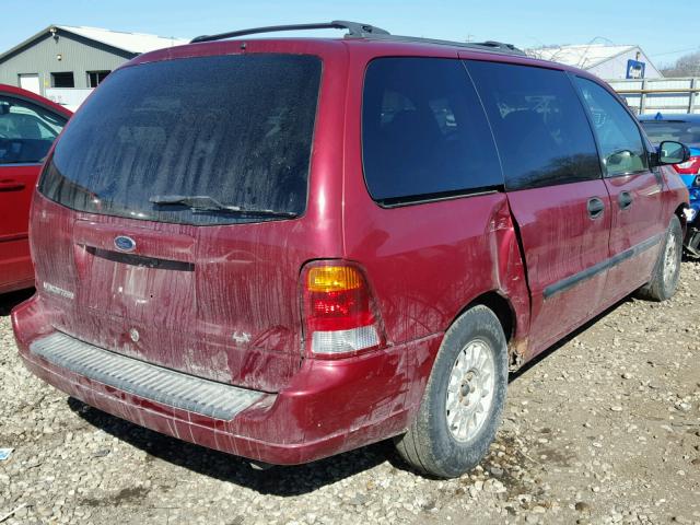 2FMZA51453BA14221 - 2003 FORD WINDSTAR L RED photo 4