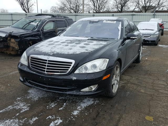 WDDNG71X88A227776 - 2008 MERCEDES-BENZ S 550 BLACK photo 2