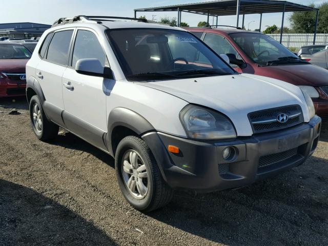 KM8JN12D36U361554 - 2006 HYUNDAI TUCSON GLS WHITE photo 1