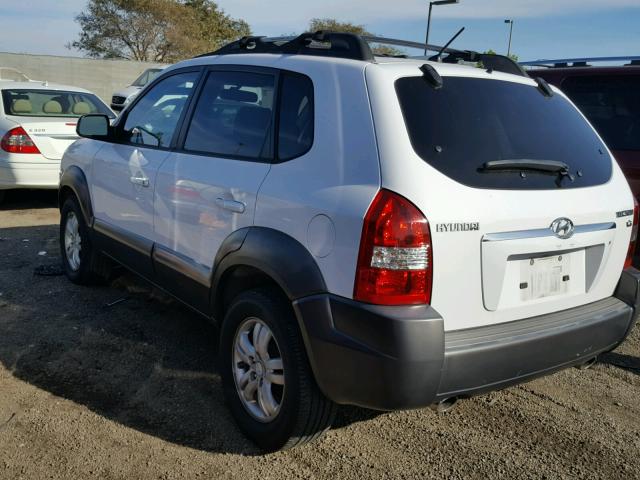 KM8JN12D36U361554 - 2006 HYUNDAI TUCSON GLS WHITE photo 3