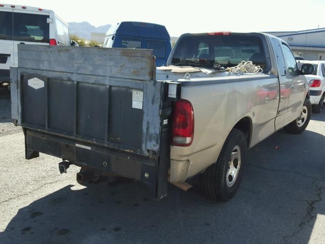 1FTRX17WXYNA33637 - 2000 FORD F150 GOLD photo 4