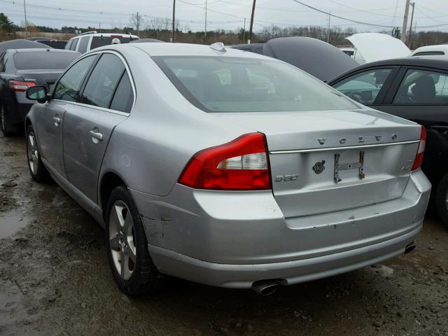 YV1AH992191090170 - 2009 VOLVO S80 T6 SILVER photo 3