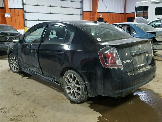 3N1CB61E68L658640 - 2008 NISSAN SENTRA SE- BLACK photo 3