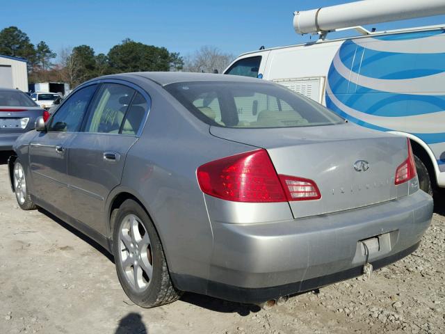 JNKCV51E23M311236 - 2003 INFINITI G35 SILVER photo 3