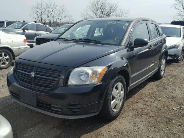 1B3HB28B58D769209 - 2008 DODGE CALIBER BLACK photo 2