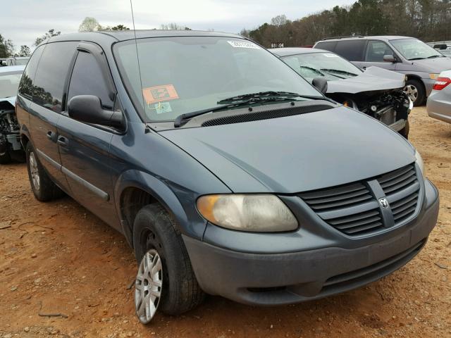 1D4GP25B65B130718 - 2005 DODGE CARAVAN SE BLUE photo 1