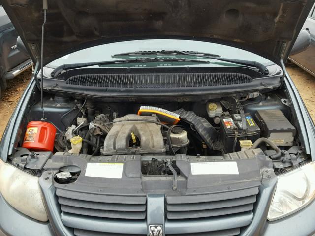 1D4GP25B65B130718 - 2005 DODGE CARAVAN SE BLUE photo 7