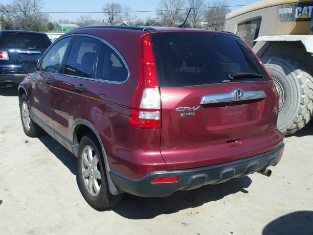 JHLRE48537C080616 - 2007 HONDA CR-V EX RED photo 3