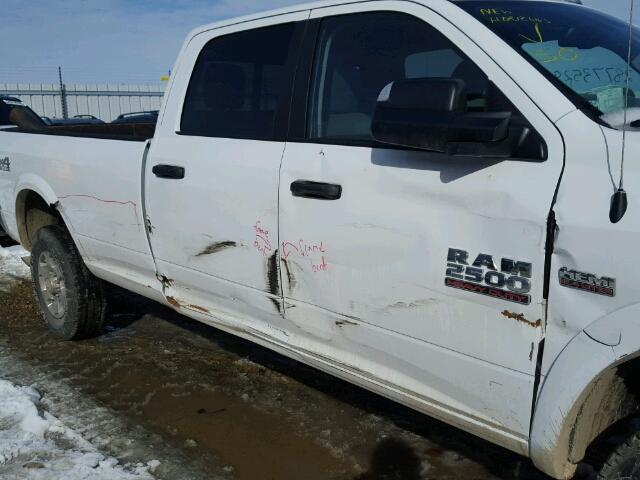 3C6UR5JJ4HG776478 - 2017 RAM 2500 SLT WHITE photo 9