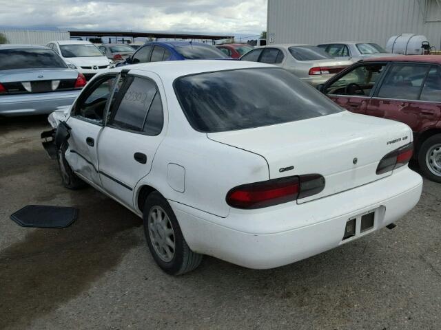 1Y1SK5285SZ021732 - 1995 GEO PRIZM LSI WHITE photo 3