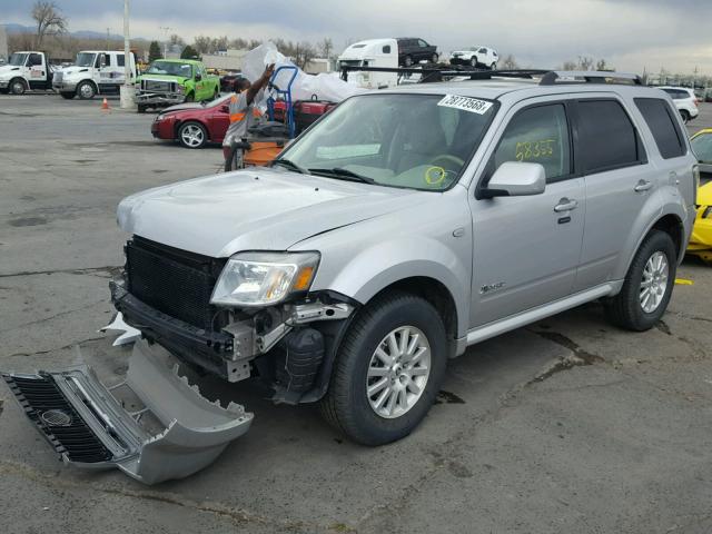 4M2CU39389KJ06403 - 2009 MERCURY MARINER HY SILVER photo 2