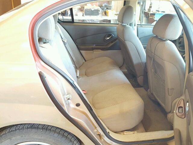 1G1ZT51F06F196082 - 2006 CHEVROLET MALIBU LT Qızıl foto 6