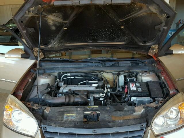 1G1ZT51F06F196082 - 2006 CHEVROLET MALIBU LT Qızıl foto 7