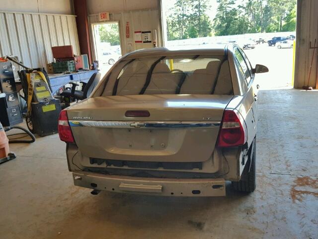 1G1ZT51F06F196082 - 2006 CHEVROLET MALIBU LT Qızıl foto 9