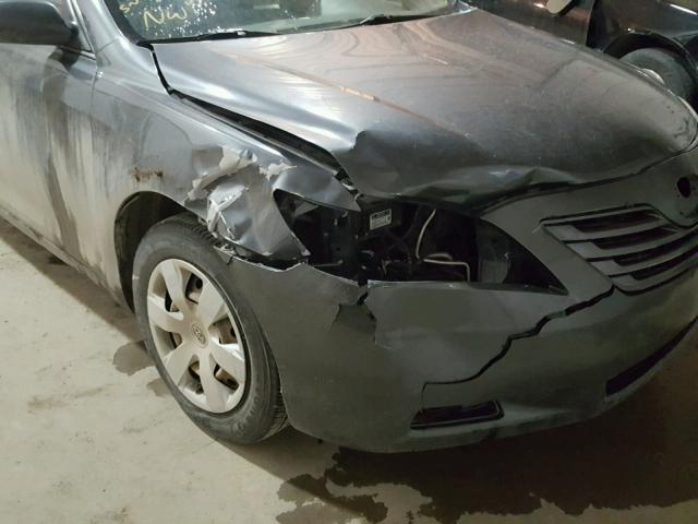 4T1BE46K87U566657 - 2007 TOYOTA CAMRY NEW GRAY photo 9