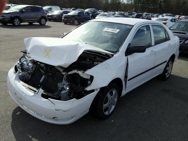 2T1BR32E45C410001 - 2005 TOYOTA COROLLA CE WHITE photo 2