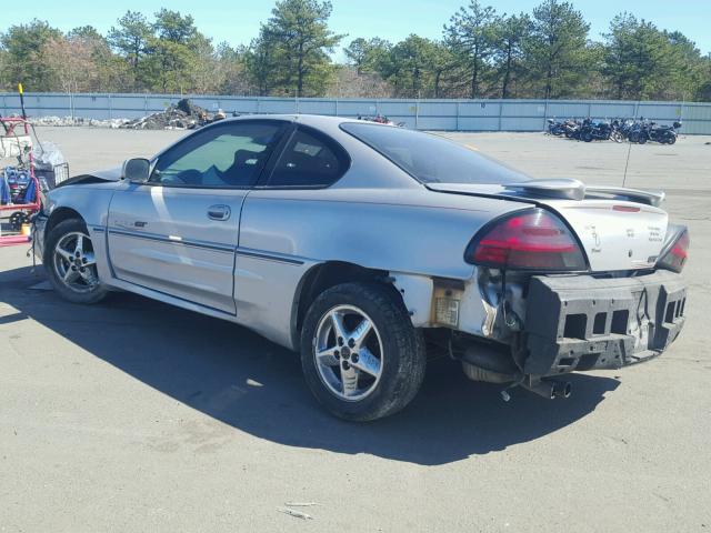 1G2NW12E52C181203 - 2002 PONTIAC GRAND AM G SILVER photo 3