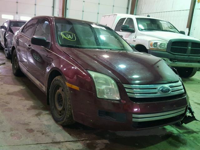 3FAHP06Z87R126790 - 2007 FORD FUSION S RED photo 1