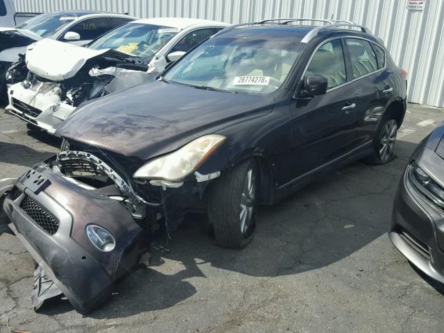 JN1AJ0HP1AM701758 - 2010 INFINITI EX35 BASE PURPLE photo 2