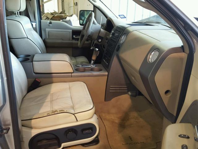 5LTPW16536FJ04264 - 2006 LINCOLN MARK LT TAN photo 5