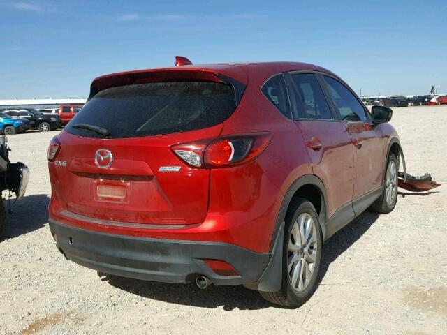 JM3KE2DY6E0315339 - 2014 MAZDA CX-5 GT MAROON photo 4