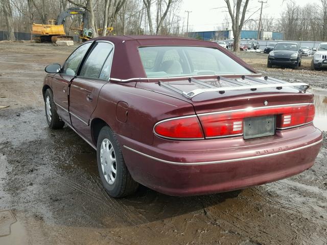 2G4WS52J9Y1294923 - 2000 BUICK CENTURY CU BURGUNDY photo 3