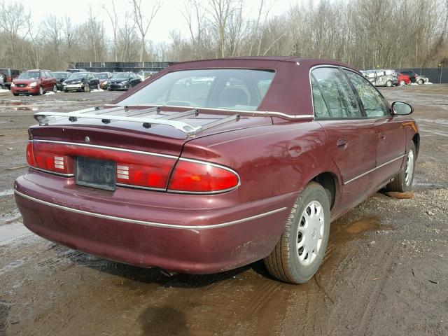 2G4WS52J9Y1294923 - 2000 BUICK CENTURY CU BURGUNDY photo 4