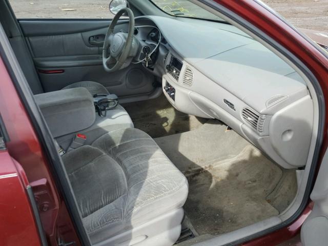 2G4WS52J9Y1294923 - 2000 BUICK CENTURY CU BURGUNDY photo 5