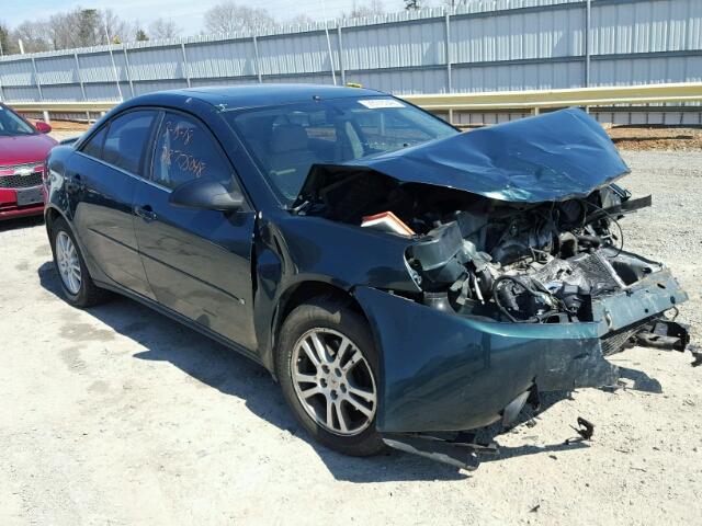 1G2ZG558764122228 - 2006 PONTIAC G6 SE1 GREEN photo 1