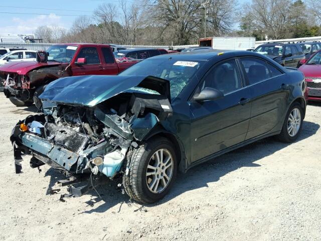 1G2ZG558764122228 - 2006 PONTIAC G6 SE1 GREEN photo 2