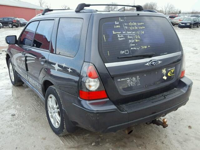 JF1SG66688H731930 - 2008 SUBARU FORESTER S 黑色 照片 3