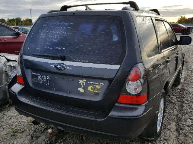 JF1SG66688H731930 - 2008 SUBARU FORESTER S 黑色 照片 4