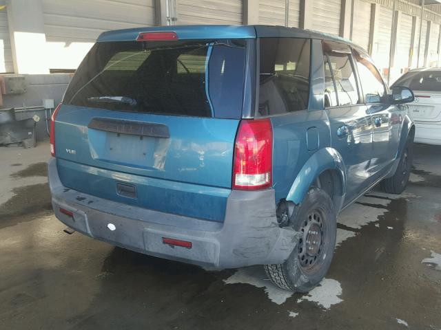 5GZCZ33D35S854445 - 2005 SATURN VUE BLUE photo 4