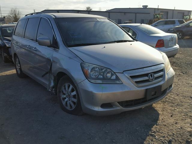 5FNRL38627B456957 - 2007 HONDA ODYSSEY EX SILVER photo 1