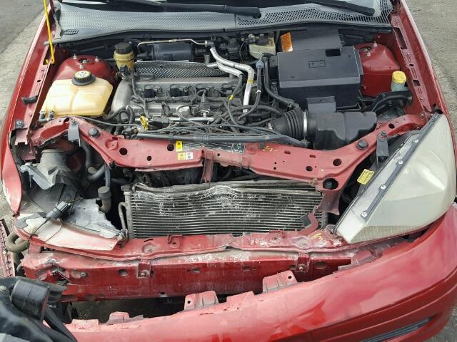 1FAFP33Z64W204067 - 2004 FORD FOCUS LX RED photo 7