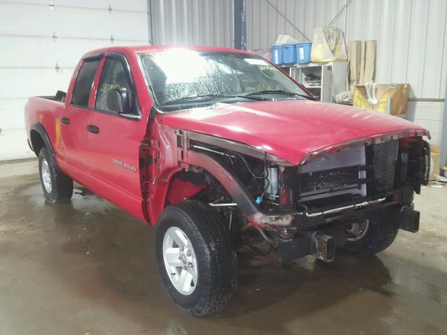 1D7HU18N13S201773 - 2003 DODGE RAM 1500 S RED photo 1