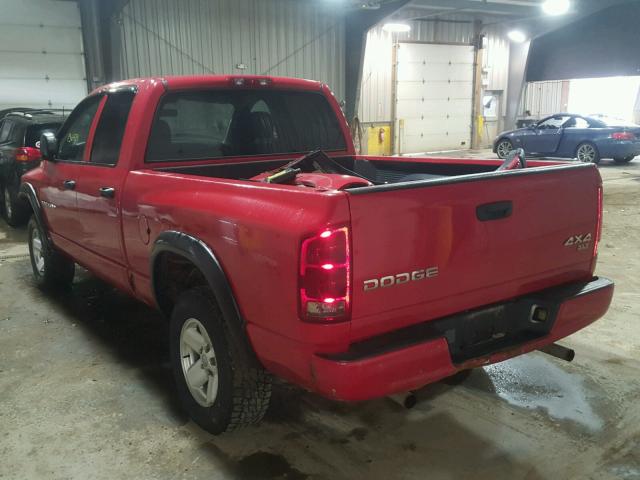 1D7HU18N13S201773 - 2003 DODGE RAM 1500 S RED photo 3