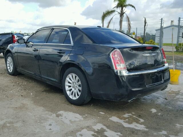 2C3CA4CG6BH514593 - 2011 CHRYSLER 300 BLACK photo 3