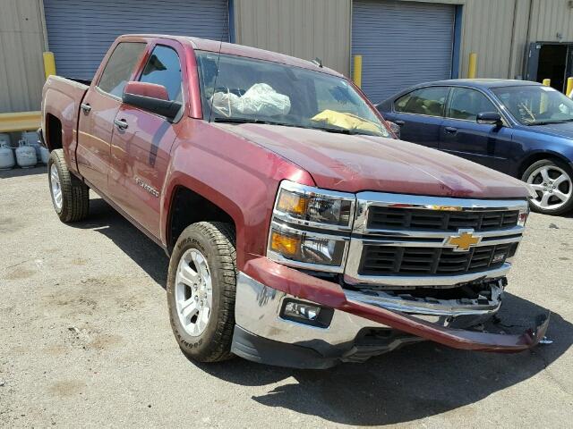 3GCPCREC6EG124192 - 2014 CHEVROLET SILVERADO MAROON photo 1