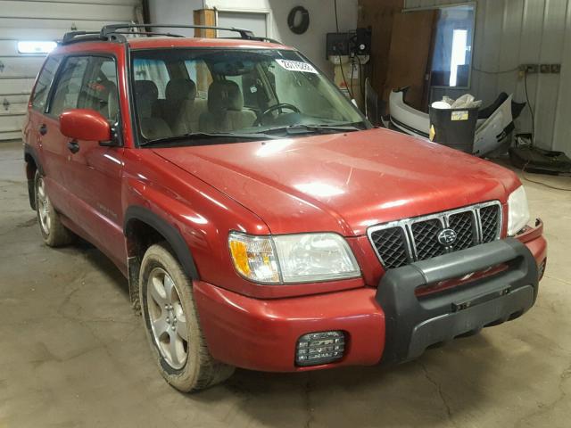 JF1SF65611H705311 - 2001 SUBARU FORESTER S RED photo 1