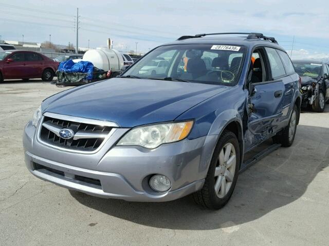 4S4BP61C597338865 - 2009 SUBARU OUTBACK 2. BLUE photo 2