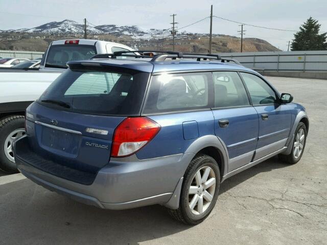 4S4BP61C597338865 - 2009 SUBARU OUTBACK 2. BLUE photo 4