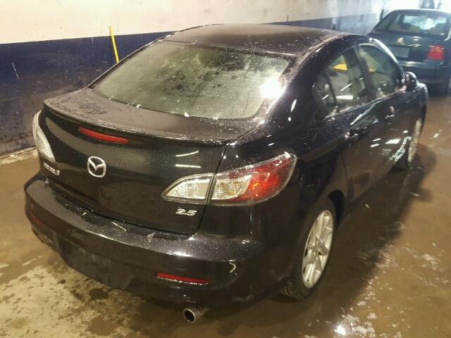 JM1BL1V51C1507918 - 2012 MAZDA 3 S BLACK photo 4