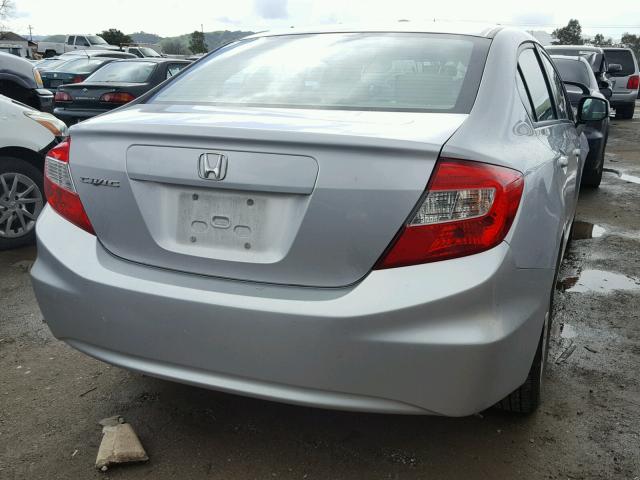 2HGFB2F87CH304327 - 2012 HONDA CIVIC EX SILVER photo 4