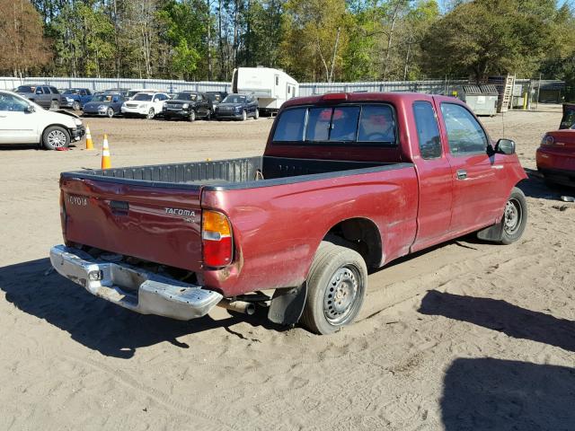 4TAVL52N5WZ074288 - 1998 TOYOTA TACOMA XTR RED photo 4