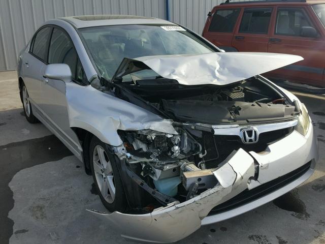 1HGFA16806L135434 - 2006 HONDA CIVIC EX SILVER photo 1